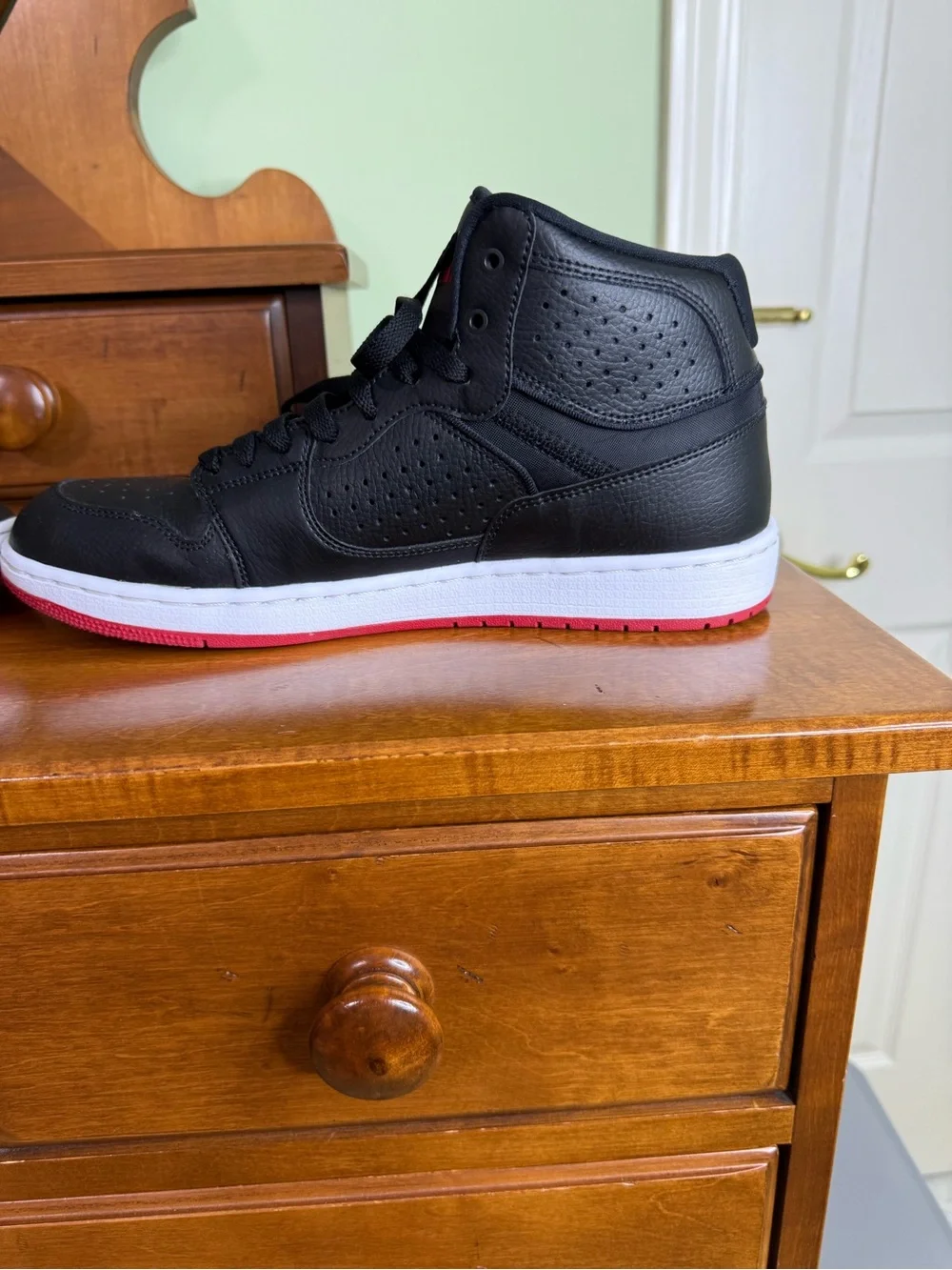 Nike Jordan Jumpman AR3762-001 Black Mid top basketball shoes men 10 sneaker